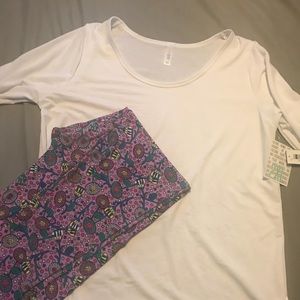 LulaRoe 2XL Lynnae w/ TC2 leggings